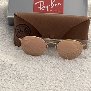 Ray Ban RB 3447 Round Metal Sunglasses